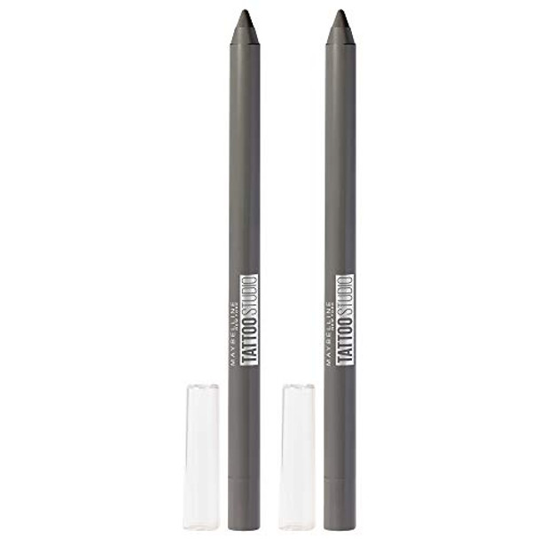 Maybelline New York Tattoostudio Waterproof  Long Wearing  Eyeliner Pencil Makeup  Bold Brown  0.08 Oz (Pack Of 2)