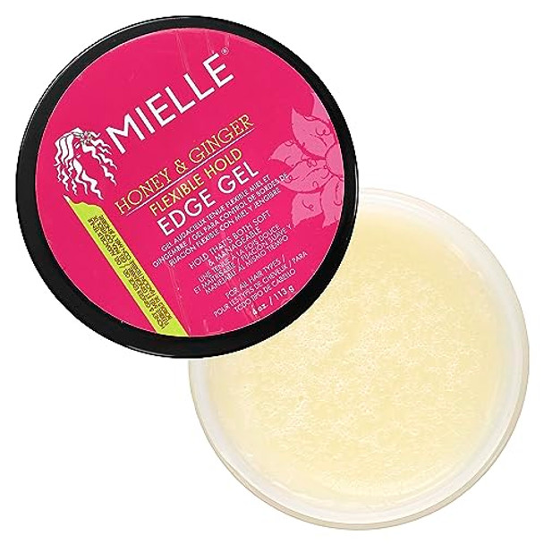 Mielle Organics Flexible Hold Edge Gel  Honey & Ginger  4 Oz (113 G)