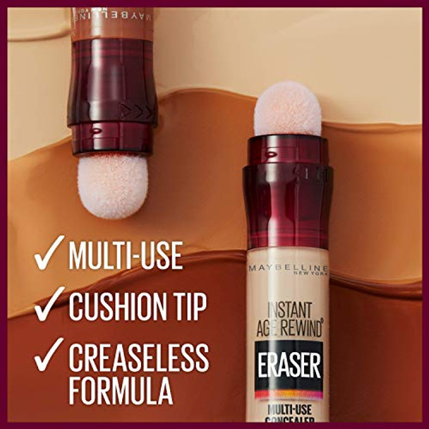 Maybelline Instant Age Rewind Eraser Dark Circles Treatment Multi-Use Concealer  Mahogany  0.2 Fl Oz (Pack Of 2) (Packaging May Vary)