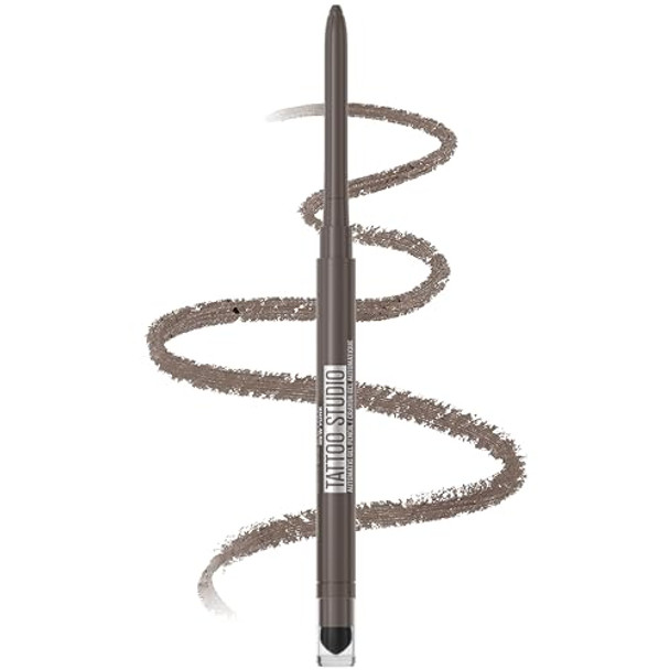 Maybelline Tattoo Studio Automatic Gel Pencil Waterproof Eyeliner  Blendable  Smudge Resistant  Matte Eyeliner For Up To 36Hr Wear  Expressotini ( y Brown)  Packaging May Vary Maybelline Tattoo Studio Automatic Gel Pencil Waterproof Eyeliner  Blendable  Smudge Resistant  Matte Eyeliner For Up To 36Hr Wear  Expressotini ( y Brown)  Packaging May Vary