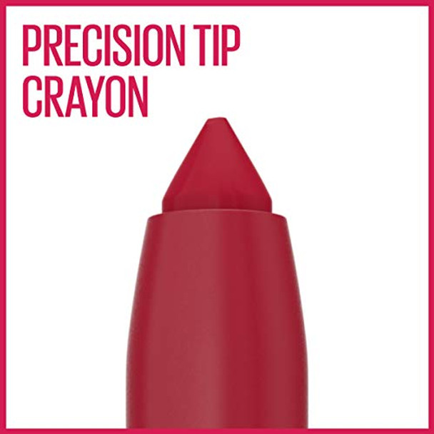 Maybelline New York Maybelline Super Stay Ink Crayon Matte Longwear Lipstick Makeup  Check Yourself  0.04 Ounce .  125 Check Yourself  0.04 Ounces (Pack Of 2)