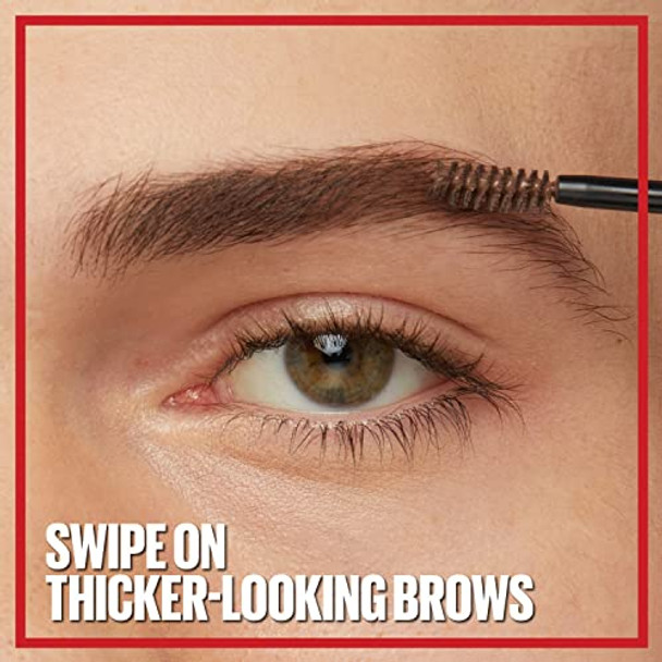 Maybelline Tattoo Studio Brow Styling Gel  Waterproof Eyebrow Make Up  Brow Tint For Up To 36Hr Wear  Soft Brown  1 Count