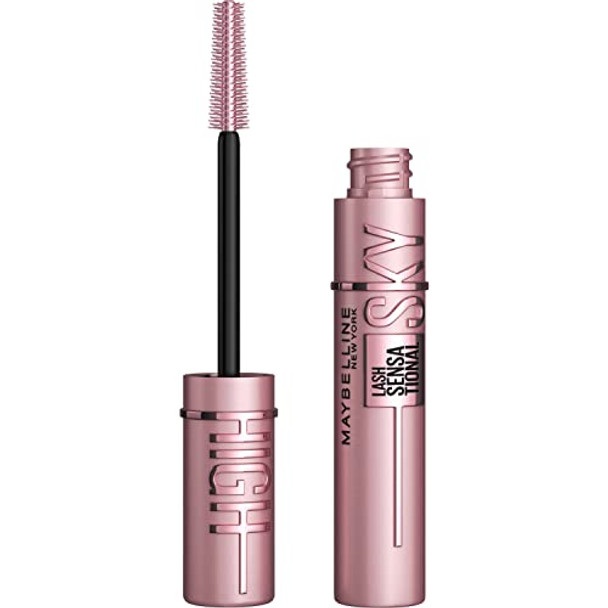 Maybelline Lash Sensational Sky High And Hyper Easy Liquid Eyeliner Makeup Bundle