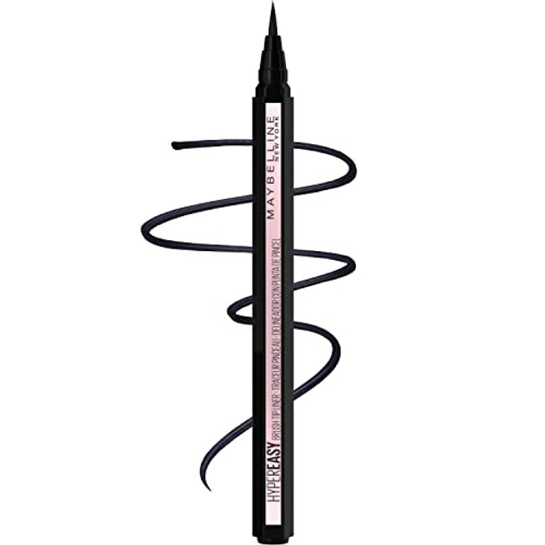 Maybelline Lash Sensational Sky High Waterproof Mascara Makeup  Volumizing  Lengthening  Defining & Hyper Easy Liquid Pen No-Skip Eyeliner  Satin Finish  Waterproof Formula  Pitch Black