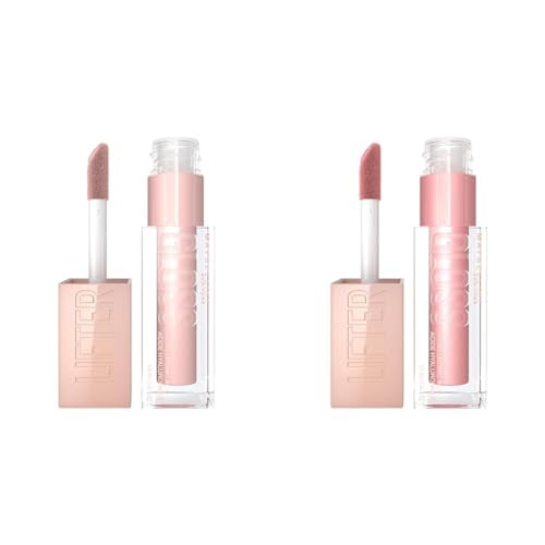 Maybelline Lifter Gloss & Lifter Gloss  Hydrating Lip Gloss With Hyaluronic Acid  High Shine For Plumper Looking Lips  Opal  Pink Neutral  0.18 Ounce