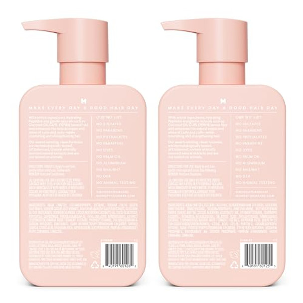 Monday Haircare Curl Define Shampoo + Conditioner Set (2 Pack) 12Oz Each  Nourishing Curls  Tames Frizz  Enhances Shine With Coconut Oil And Shea Butter  100% Recyclable Bottles