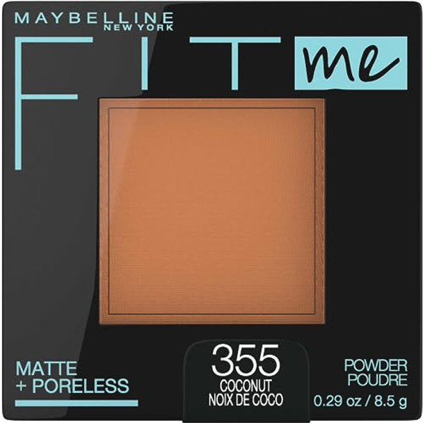 Maybelline Fit Me Matte + Poreless Liquid Foundation Makeup & Pressed Powder Face Makeup  Warm Coconut & Coconut  1 Count Each Maybelline Fit Me Matte + Poreless Liquid Foundation Makeup & Pressed Powder Face Makeup  Warm Coconut & Coconut  1 Count Each