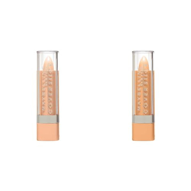 Maybelline New York Cover Stick Corrector Concealer Ivory And Medium Beige  0.16 Oz. Each