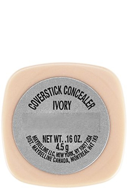 Maybelline New York Cover Stick Corrector Concealer Ivory And Medium Beige  0.16 Oz. Each