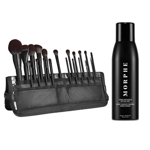 Morphe Mua Life 20 Piece Makeup Brush Set With Carrying Case (20
