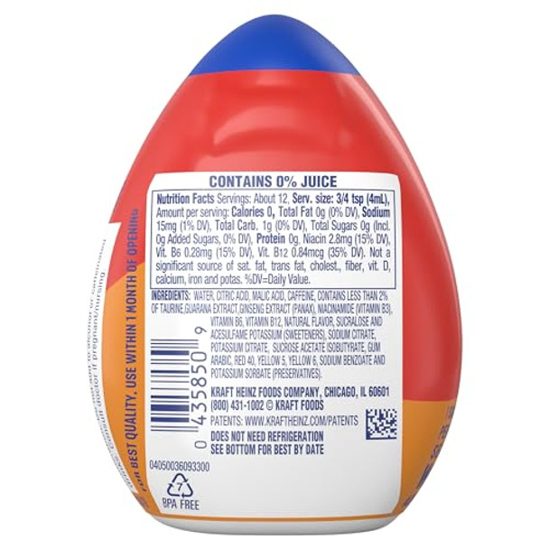 Mio Energy Liquid Water Enhancer  Tropical Fusion  1.62 Oz  3-Pack