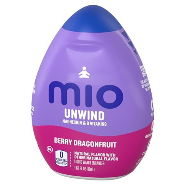 Mio Unwind Berry Dragonfruit Liquid Water Enhancer With Magnesium & B Vitamins  1.62 Fl Oz Bottle Mio Unwind Berry Dragonfruit Liquid Water Enhancer With Magnesium & B Vitamins  1.62 Fl Oz Bottle