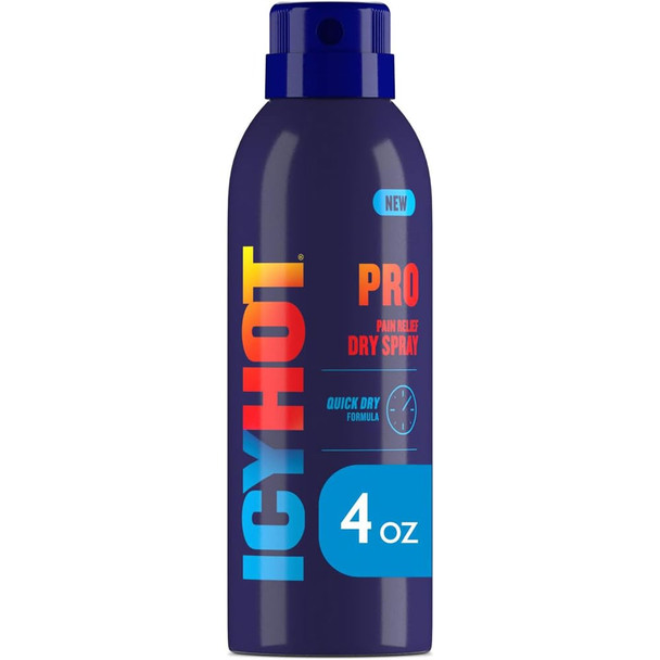 Icy Hot PRO Pain Relief Dry Spray 4-oz
