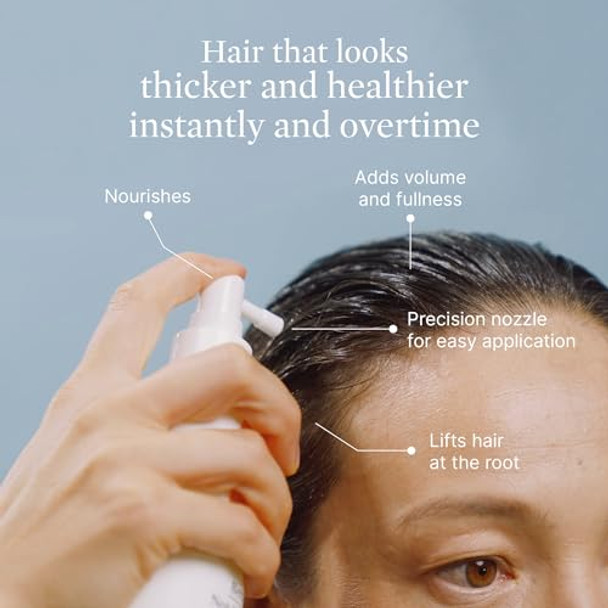 Better Not Younger - Lift Me Up Hair Thickener Spray 6Fl.Oz. For Women Over 40 Helps In Volumizing Nourishing Scalp Adds Texture For Visibible Fuller Hair - Non-Sticky