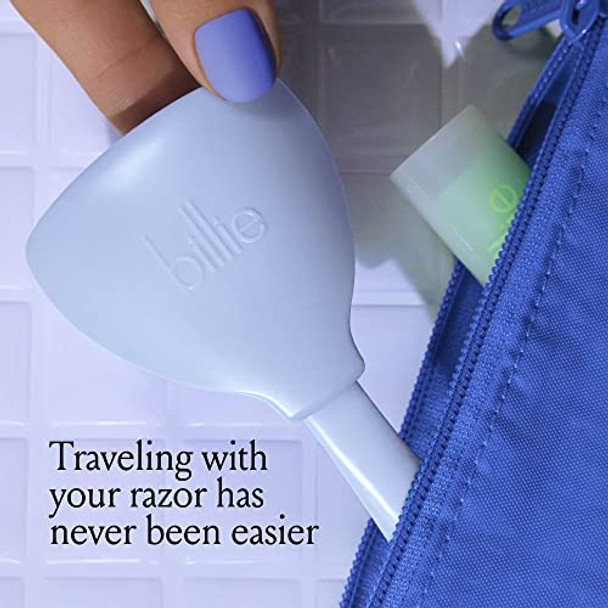 Billie 5-Blade Women'S Razor Travel Case Bundle - Cool Blue & Dreampop Magnetic Cases Fit 5 Blades Portable Storage