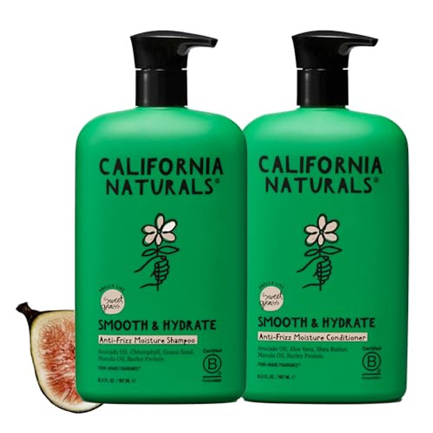 California Naturals Moisture Shampoo And Conditioner For Dry Damaged Hair 16.5 Fl Oz