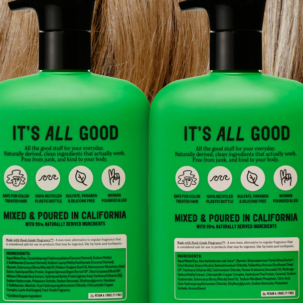 California Naturals Moisture Shampoo And Conditioner For Dry Damaged Hair 16.5 Fl Oz