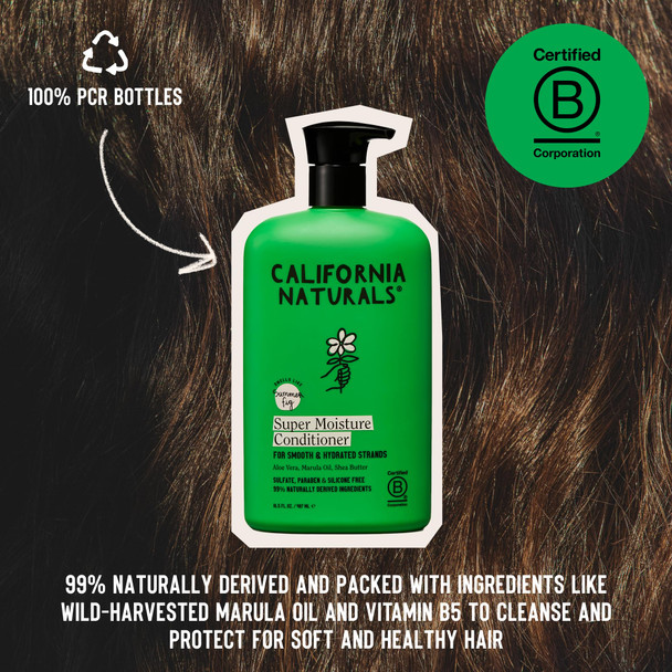 California Naturals Super Moisture Conditioner For Damaged Dry HairHydrating Conditioner 16.5 Fl Oz