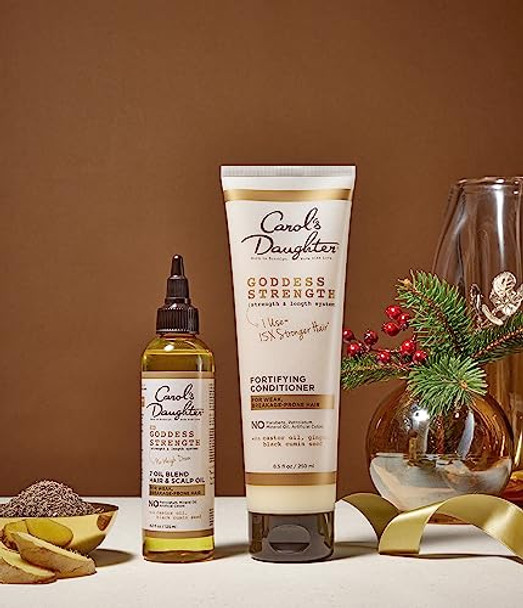 Carol'S Daughter Goddess Strength Hair Care SetIncludes Sulfate   Conditioner And Scalp OilCurly Hair Products To Repair And Moisturize1 Kit