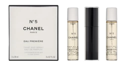 Chanel No.5 Eau Premiere Eau De Parfum Purse Spray And 2 Refills