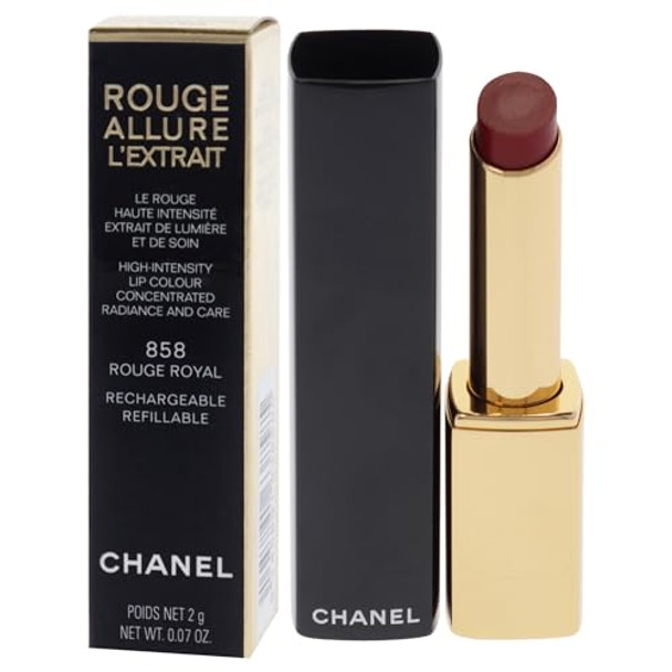 Chanel Rouge Allure Lextrait Lipstick - 858 Rouge Royal For Women - 0.07 Oz Lipstick (Refillable)