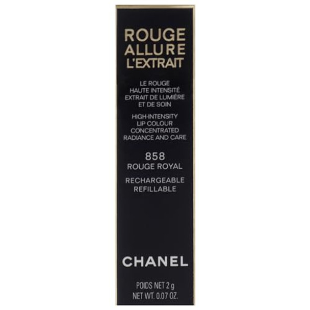 Chanel Rouge Allure Lextrait Lipstick - 858 Rouge Royal For Women - 0.07 Oz Lipstick (Refillable)