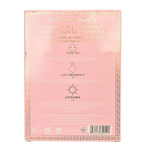 Charlotte Tilbury Charlotte'S Fragrance Collection Of Emotions - Perfume Travel Trio Set - More Sex - Love Frequency - Joyphoria