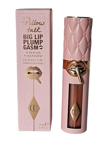 Charlotte Tilbury Pillow Talk Big Lip Plumpgasm - Pillow Talk Fair/Medium (Pink Nude) 0.18 Oz / 5.5 G