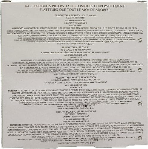 Charlotte Tilbury Pillow Talk Iconic Lip And Cheek Secrets 4 Piece Set