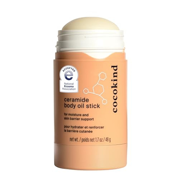 Cocokind Ceramide Body Oil StickMess-  MoisturizerAll Skin Types Including Sensitive SkinFragrance  Cruelty  Vegan1.7 Oz