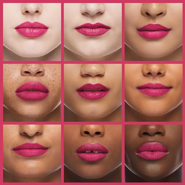 Colourpop Lippie Stix Matte Lipstick Full Size Pigmented Moisturizing Lasting Long-Wear Vegan (Out Of Sync - Dark Fuchsia)