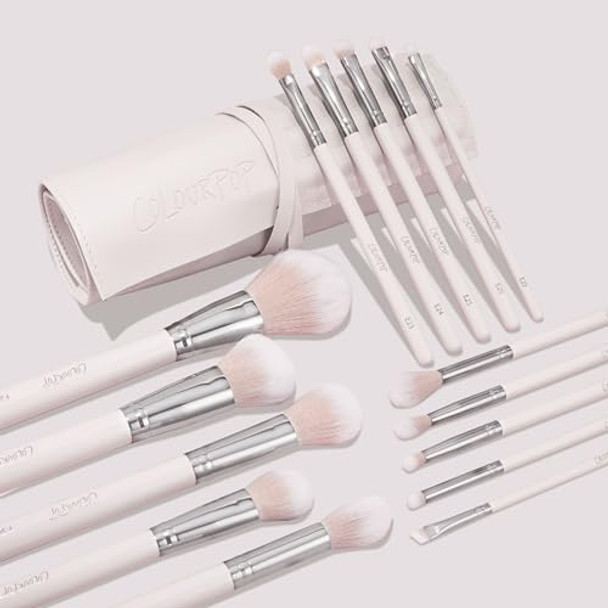 Colourpop Stone Cold Brush Roll - (15 Count)