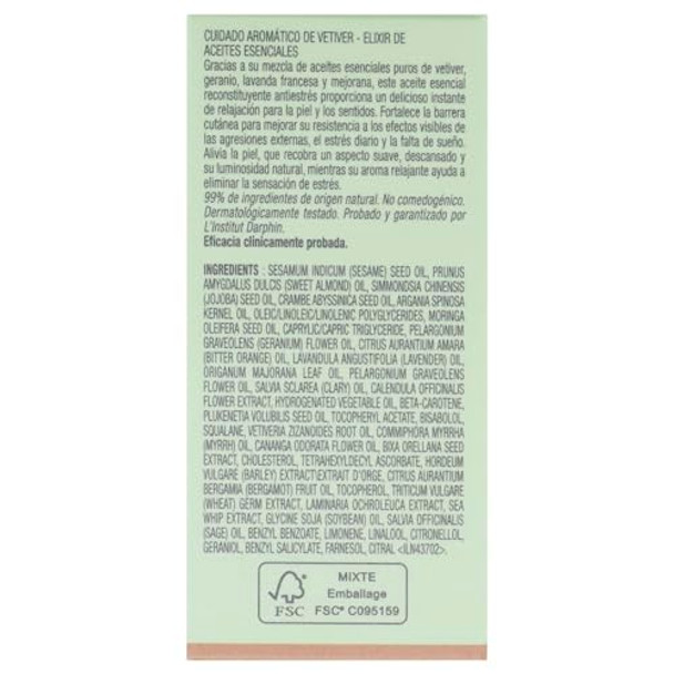 Darphin Vetiver Aromatic Care Essential Oil Elixir Oil Women 0.5 Oz