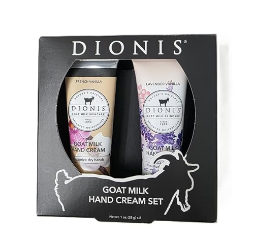 Dionis Goat Milk Hand Cream SetFrench Vanilla And Lavender