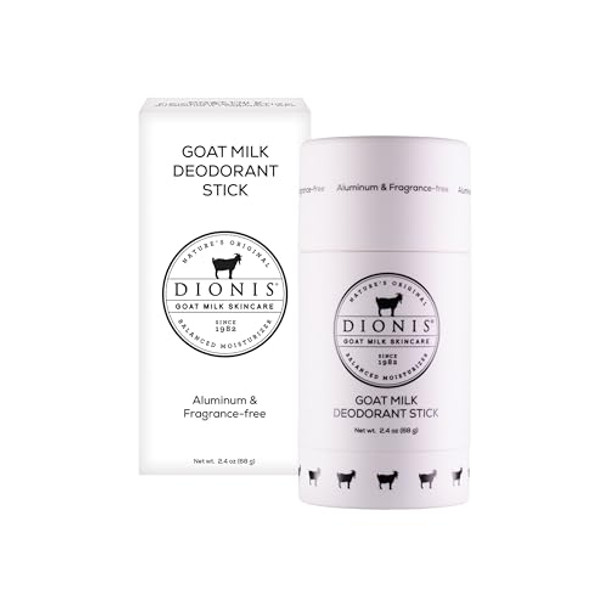 Dionis Goat Milk Skincare Deoderant Stick & Lovely Lavender Hand Cream Set Of 2Lavender & Love Scented 1Oz Mini Lotions   Box
