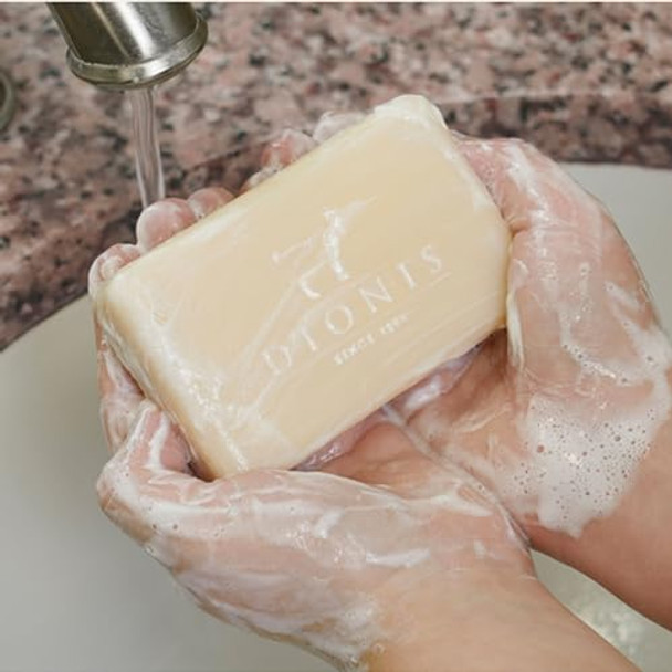 Dionis Goat Milk Skincare Soap Bundle - Water Flowers & Sea Salt Bar Soap (6 Oz) And Fresh & Floral 3-Pack Bar Soap SetHydrating And Gentle Cleanser For Sensitive SkinParaben- Cruelty- M