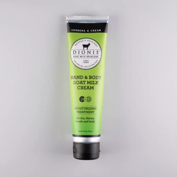Dionis Goat Milk Skincare Verbena & Cream Scented Lotion 8.5OzHand & Body Cream 3.3Oz And Bar Soap 6Oz Bundle