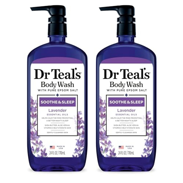 Dr Teal'S Sleep Body Lotion24-Hour MoistureWith MelatoninLavender & Chamomile Essential Oils & Body Wash With Pure Epsom SaltSoothe & Sleep With Lavender24 Fl Oz (Pack Of 2) Dr Teal'S Sleep Body Lotion24-Hour MoistureWith MelatoninLavender & Chamomile Essential Oils & Body Wash With Pure Epsom SaltSoothe & Sleep With Lavender24 Fl Oz (Pack Of 2)