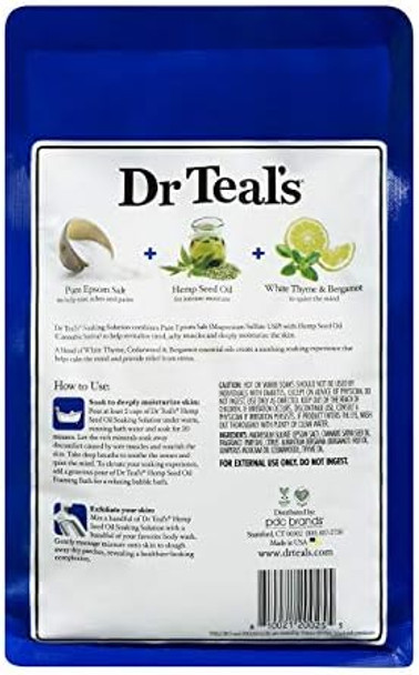 Dr. Teal'S Pure Epsom Salt Soaking Solution   Set (2 Pack3Lbs Ea.)