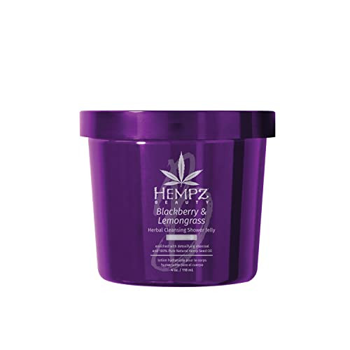 Hempz Blackberry & Lemongrass Herbal Cleansing Shower Jelly  4 Oz.