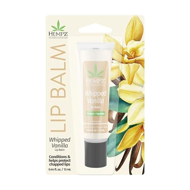 Hempz   Vanilla Lip Butter Balm  Soothing And Hydrating Lip Care For Men Or Women  .44Oz