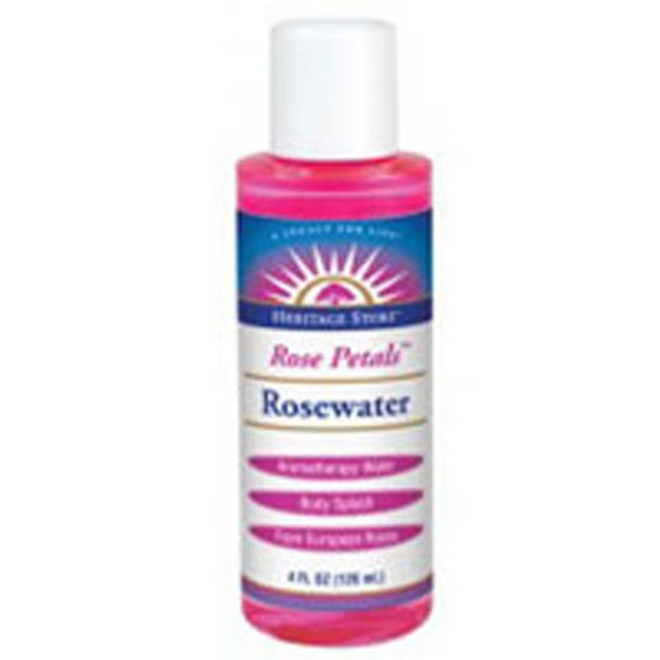 Heritage Store Rosewater 4 Oz ( Multi-Pack)