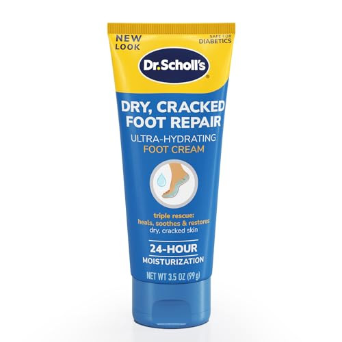 Dr Scholl'S Dry Cracked Foot Repair Ultra-Hydrating Foot Cream Moisturizer 3.5 Oz Skin Care Foot Lotion With 25% Urea For Dry Cracked Feet Heals And Moisturizes For Healthy Feet