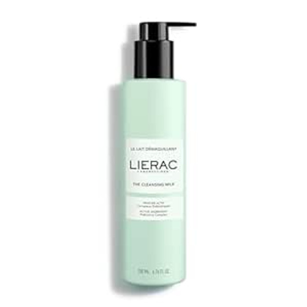 Lierac Make-Up Remover The Cleansing Milk - Natural Cleanser Face Wash For Women Remove Makeup And Nourishes Skin Perfect For Normal Sensitive Skin- 200 Ml