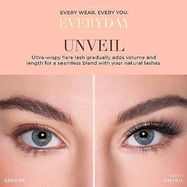 Lilly Lashes Everyday Unveil Natural Lashes Faux Mink Natural Eyelashes False Eyelashes Everyday Use Individual Lashes Reusable Up To 20X No Lash Glue Included (13Mm)