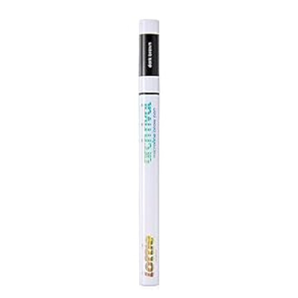 Lottie London Arch Rival- Microfine Brow Pen In Dark Brown Ultra-Fine Eyebrow Pen That Creates Realistic Hair-Like Strokes To Fill Define And Enhance Brows
