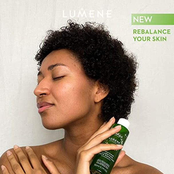 Lumene Nordic Clear [Tyyni] Clarifying Liquid Exfoliant - Gentle Daily Exfoliant For Oily Combination & Blemish-Prone Skin - Azelaic Acid Nordic Meadowsweet Herb Arctic Rose (5.1 Fl Oz)