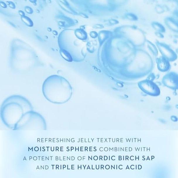 Lumene Nordic Hydra [L hde] Birch Dew Jelly - Dual Hydrating Serum Face Moisturizer With Hyaluronic Acid And Nordic Birch Sap - Faily Face Serum For Dry Skin And All Skin Types (1.7 Fl Oz)