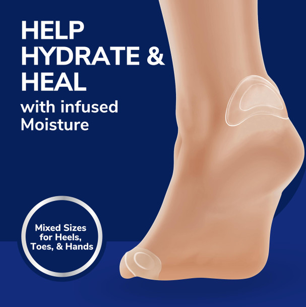 Dr. Scholl’s Blister Cushions Seal & Heal Bandage for Feet Toes Heels & Hands 12 ct