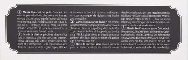 Marvis Amarelli Licorice Mint Toothpaste, Travel Size 1.3 Oz